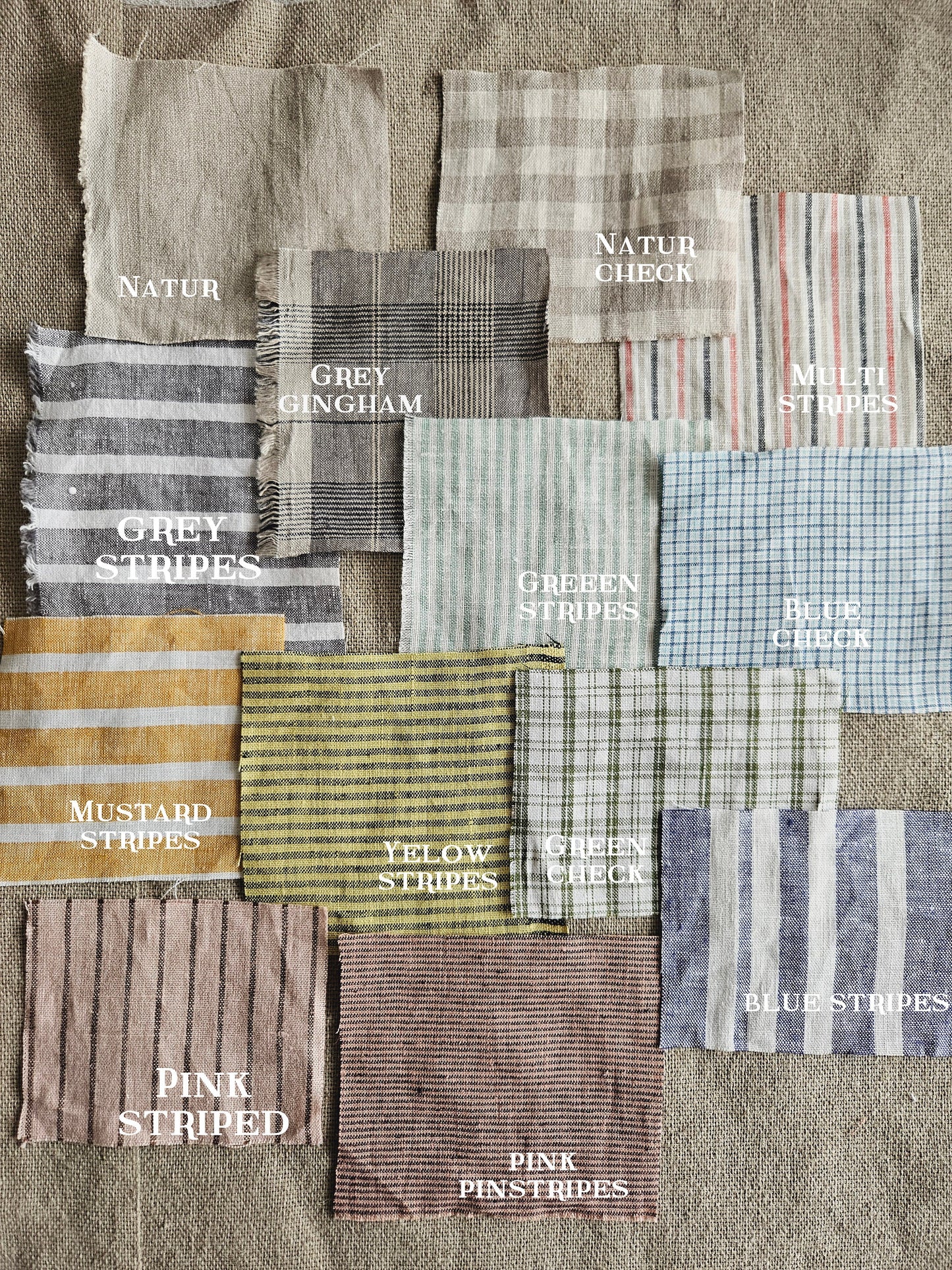 grey French Door Curtain 1 Panel  - french stripes linen curtains roman blinds