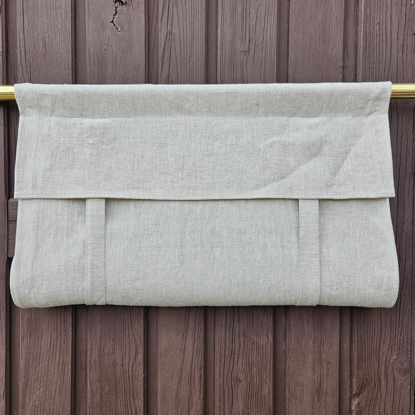 grey French Door Curtain 1 Panel, door curtains in linen , window linen curtains panel