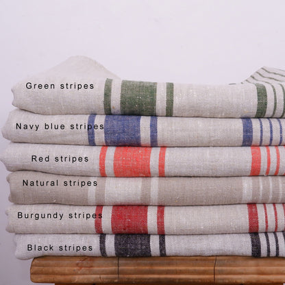French style linen bath towels, Farmhouse linen kitchen towels, Sauna Spa linen towels, Thick linen towels, Natural linen hand towels