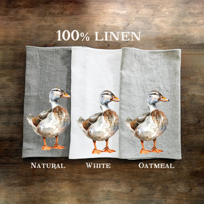 Rabbit Tea Towel in linen, hand Towels Tea in linen,  pets Dish Towel  Kitchen Décor Tea Towel in linen