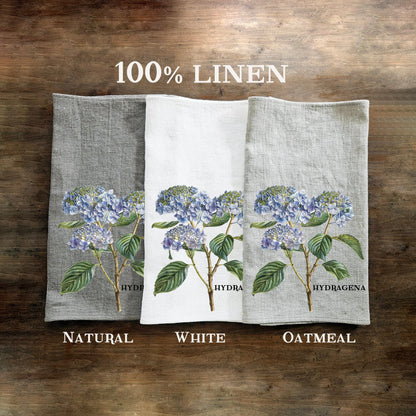 Tiger lily floral Tea Towel in linen, Botanical Hand Towels Tea in linen, lilly flowers linen  Dish Towel  Kitchen Décor Tea Towel in linen
