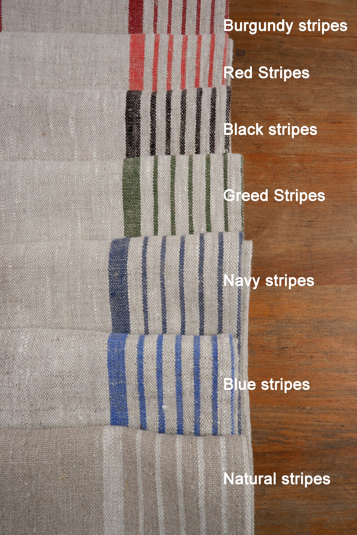 Curtains 100% Linen striped PREWASHED, window panel kitchen Living room farmhouse curtains. Grain Sack flax Bedroom indigo navy blue striped