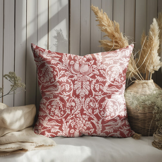 Modern linen Floral Pillow CoverWilliam morris Queen Anne, Art and Crafts Pillow case on linen for Coutryhome  Victorian