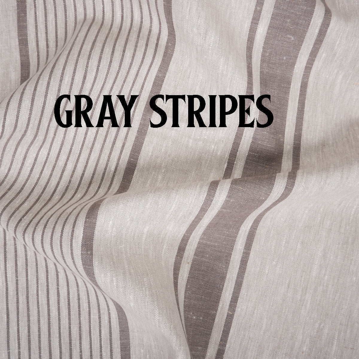 French striped linen Curtains in custom size - window panel for kitchen Living room farmhouse - Grain Sack green striped curtain