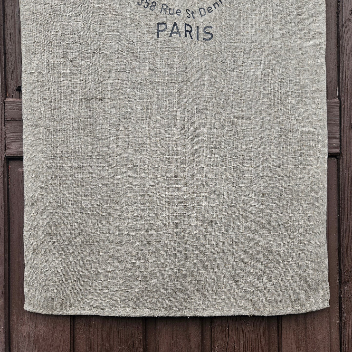 Natural grain sack Cafe Curtains, French stamp burlap Farmhous window panel, Living room Cafe Kitchen window curtain custom size