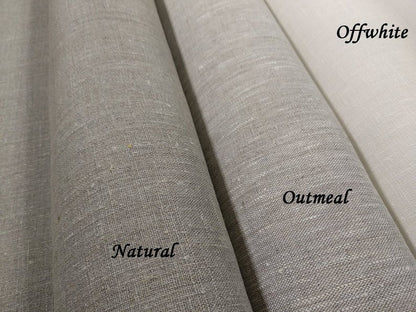 100% Linen tablecloth PREWASHED Plain color Natural French table cloth rustic rectangle square oval natural country style flax custom