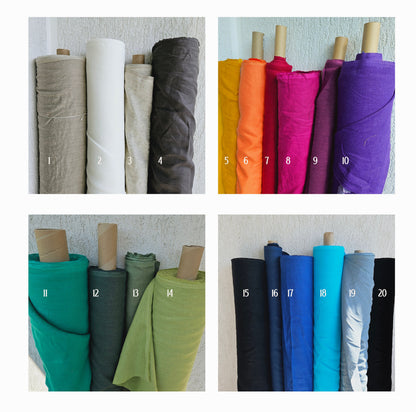Linen runner in mustard in custom size, table setting in linen for wedding, parties celebrations