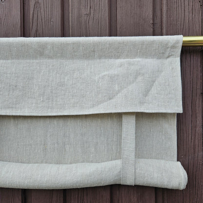grey French Door Curtain 1 Panel, door curtains in linen , window linen curtains panel