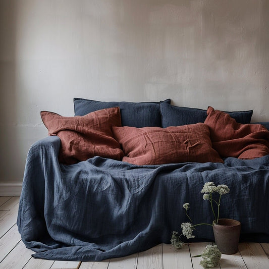 linen cover for couch or sofa in custom size