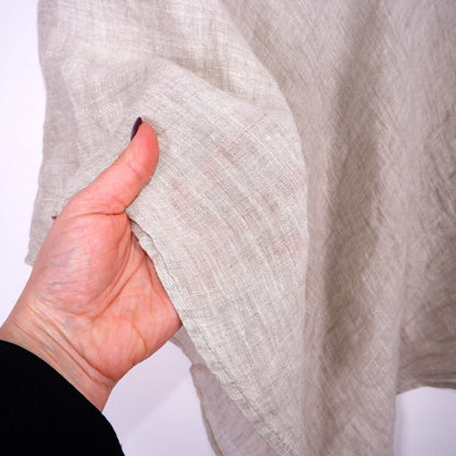 Linen Sheer Poncho in 40 colors, Linen gauze Poncho in lightweight linen, Summer vacation outfit one size    Gitft for mother wife