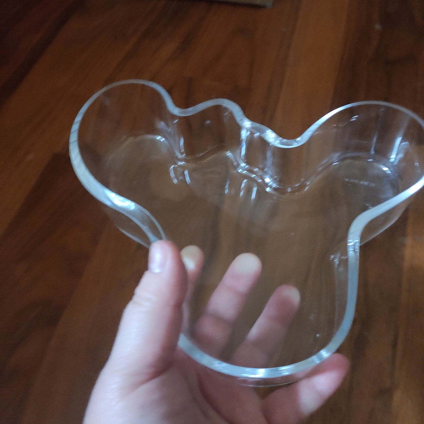 Iittala Alvar Aalto  - bowl or candle holder  - scandinavian vintage design. Blue