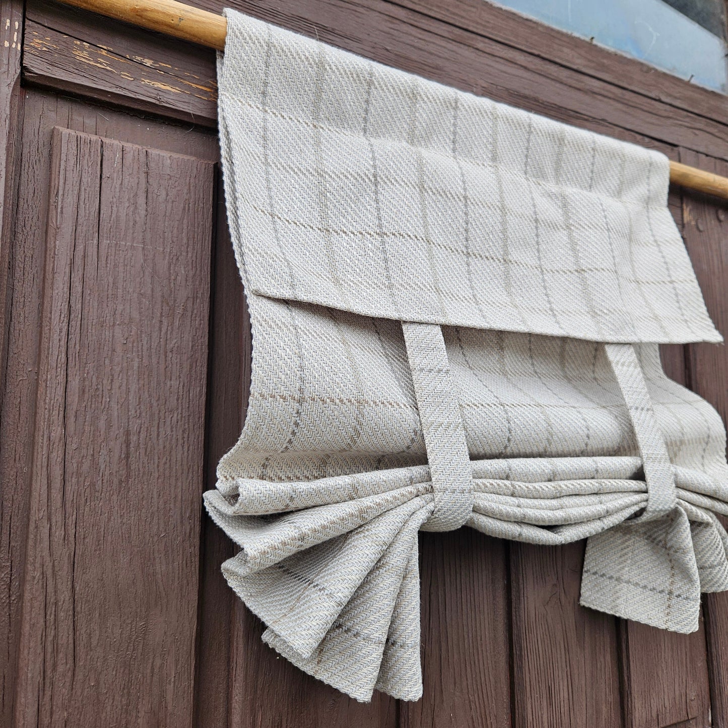 grey French Door Curtain 1 Panel