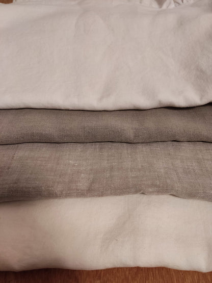 custom LINEN Curtains 100% linen PREWASHED, Linen Cafe Curtain Panels in Different Size Options, Custom Size Window and Door curtains