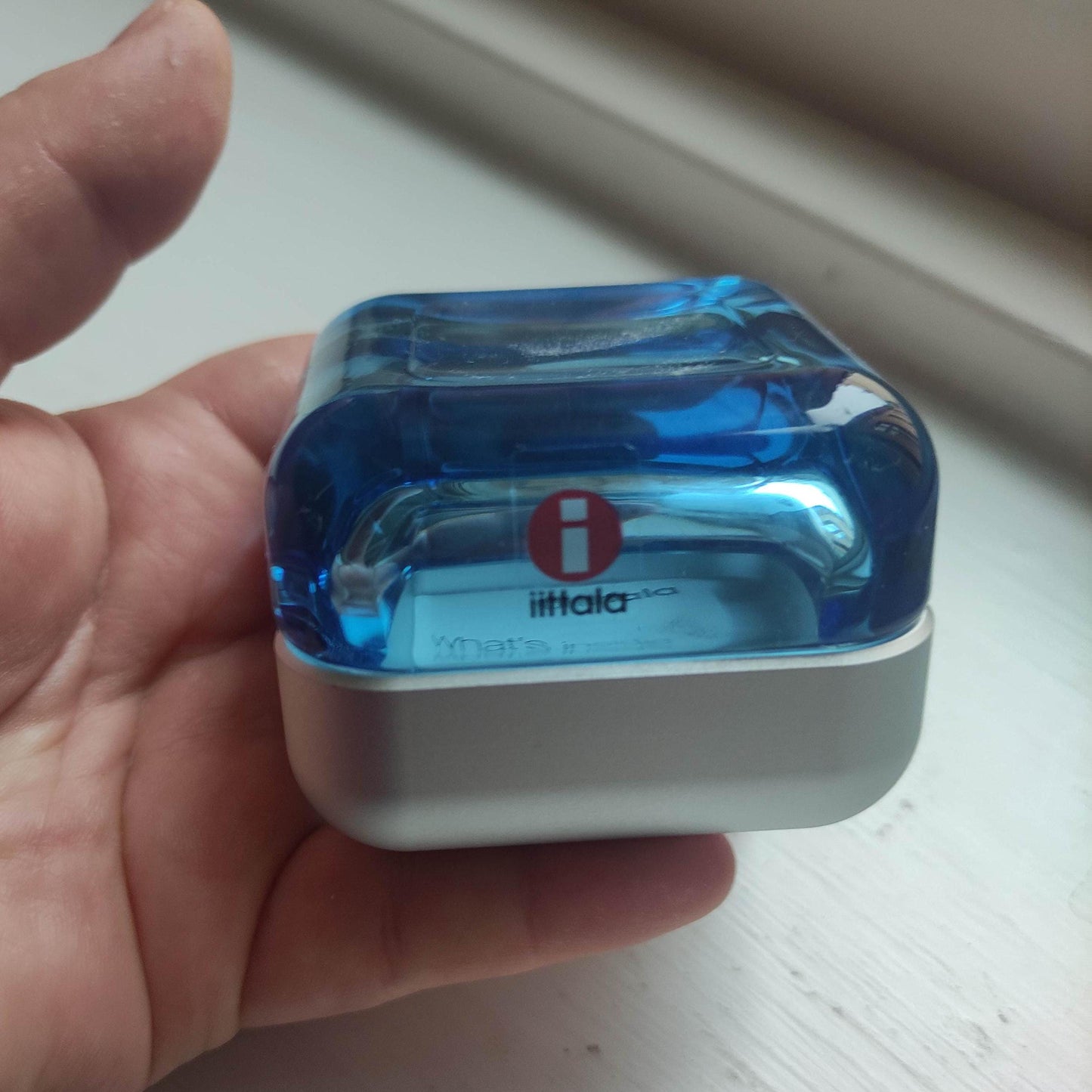 iittala vitriini box in glass and metal