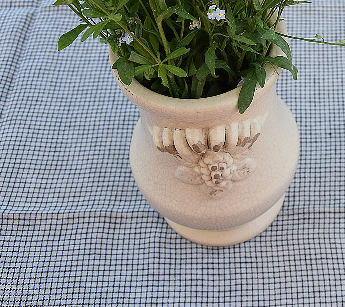 100% Linen tablecloth small squares PREWASHED table cloth rustic rectangle square oval grey black country style Flax