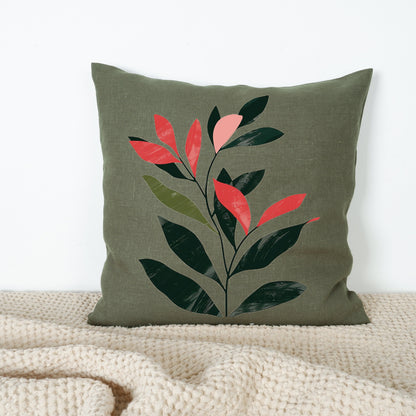 SALE LINEN Cushion cover Modern Contemporary art, decorative linen pillow cover , Boho Summer decor Cushion Housewarming Gift