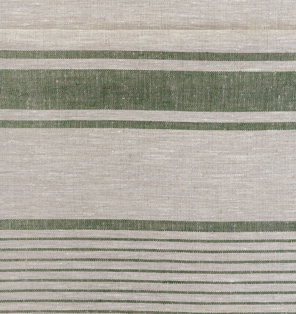 Curtains 100% Linen striped PREWASHED  - window panel. kitchen Living room farmhouse curtains. Grain Sack flax. Bedroom