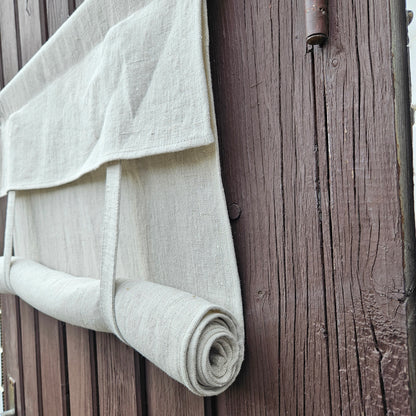 grey French Door Curtain 1 Panel, door curtains in linen , window linen curtains panel