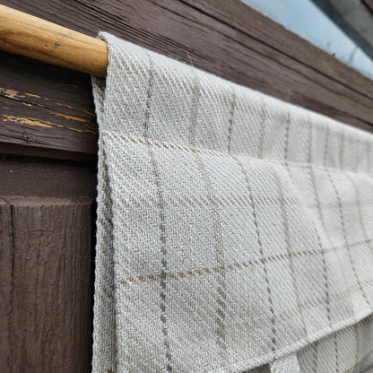 grey French Door Curtain 1 Panel