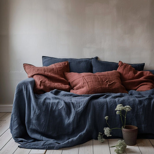 Linen Couch Cover Extra Large Mustard yellow, Linen couch throw in custom size,  Natural Sectional Big bed cover, Sofa slip cover throw