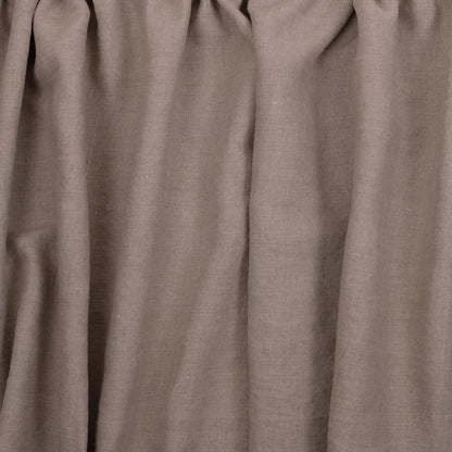 Ticking Valance - Farmhouse Curtain - Pure linen window treatment. Living room Cafe Kitchen window panel. Grain sack flax farmhouse style