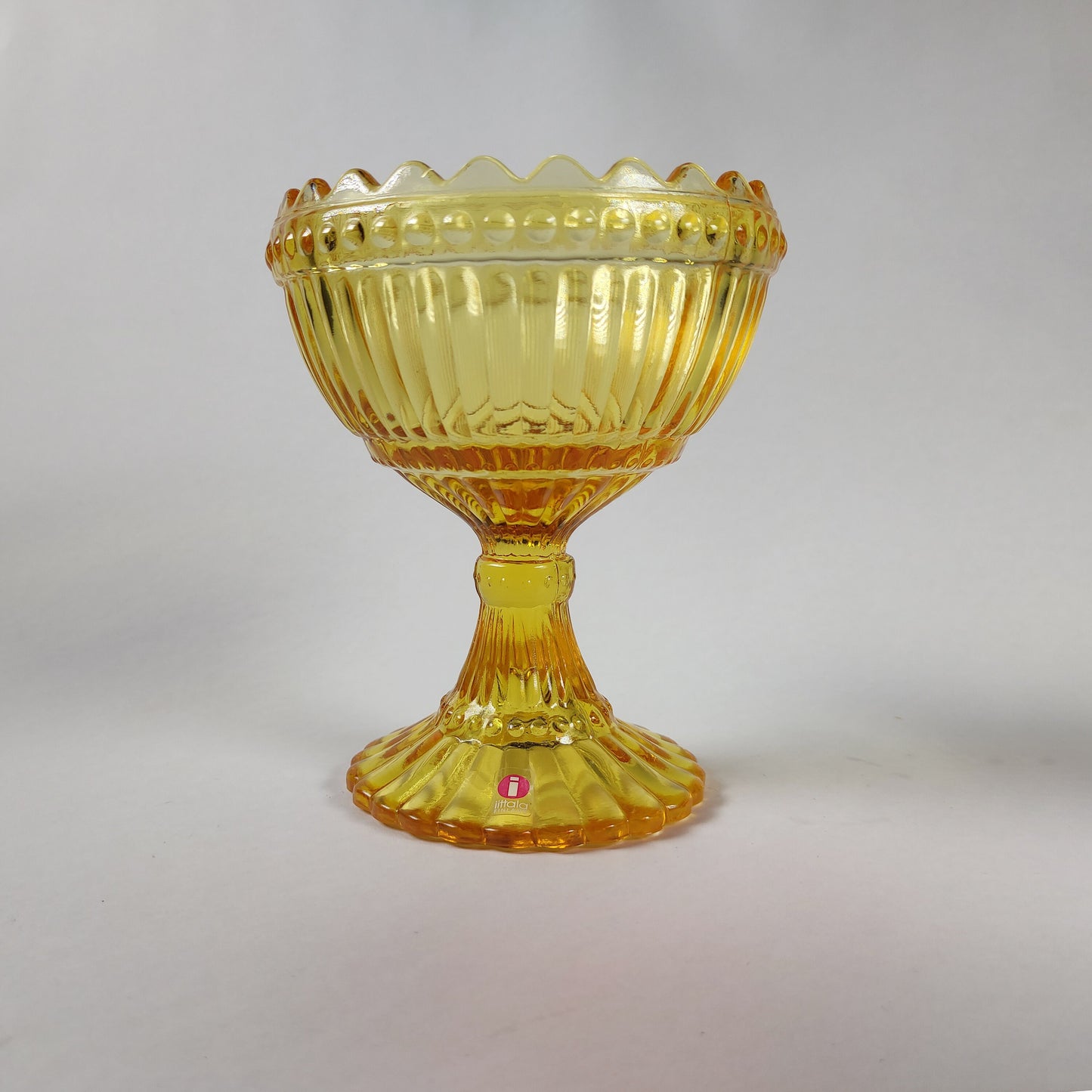 Marimekko bowl, Mariskooli, littala - yellow, red, brown, clear glass, garnet red, pale pink, amethyst, pale lillac, matt glass