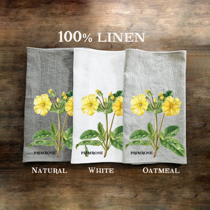 Tiger lily floral Tea Towel in linen, Botanical Hand Towels Tea in linen, lilly flowers linen  Dish Towel  Kitchen Décor Tea Towel in linen