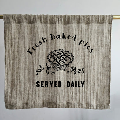 Natural grain sack Cafe Curtains, burlap Farmhous window panel, Living room Cafe Kitchen window curtain custom size