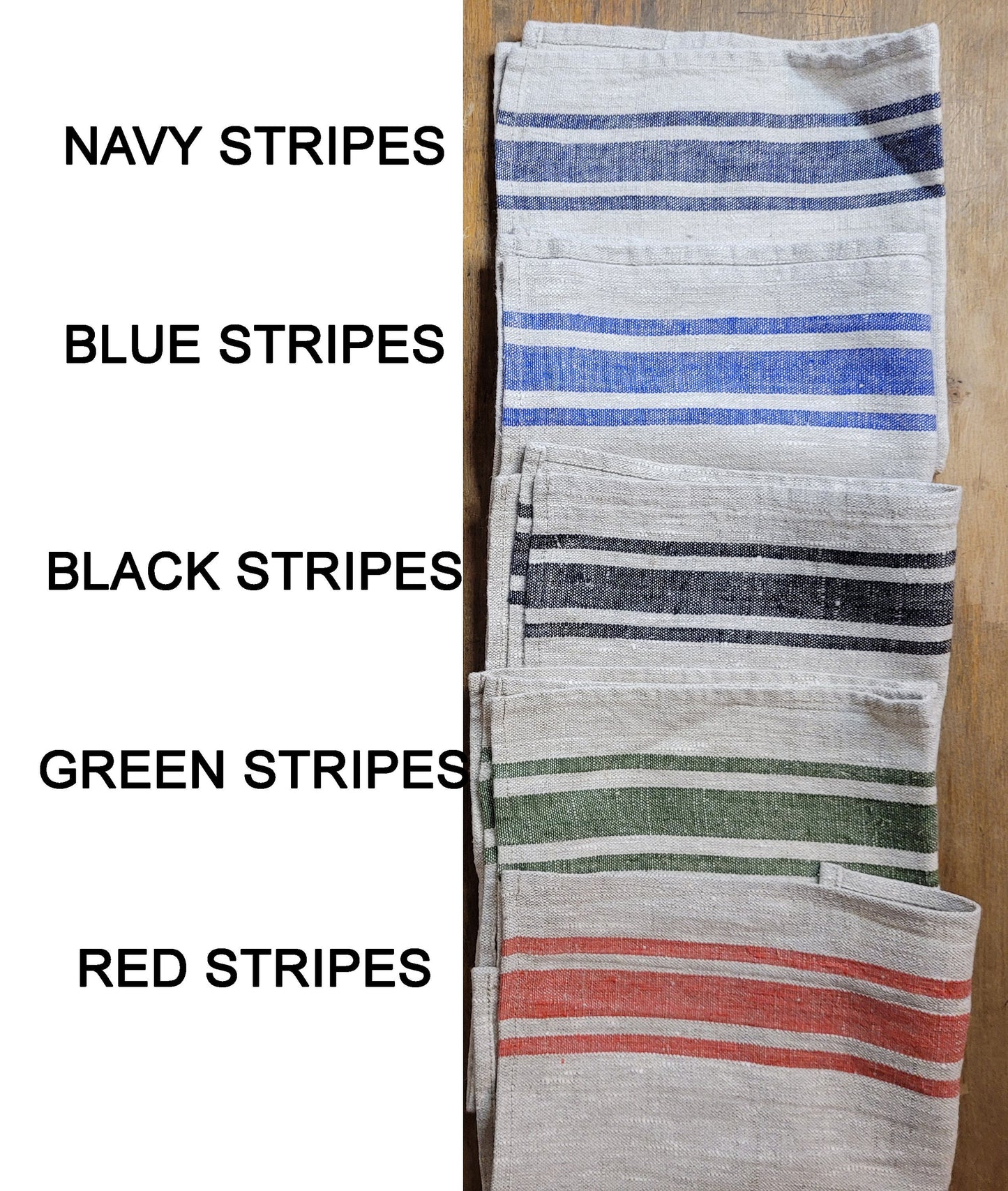 Ticking Valance - Farmhouse Curtain - Village natur