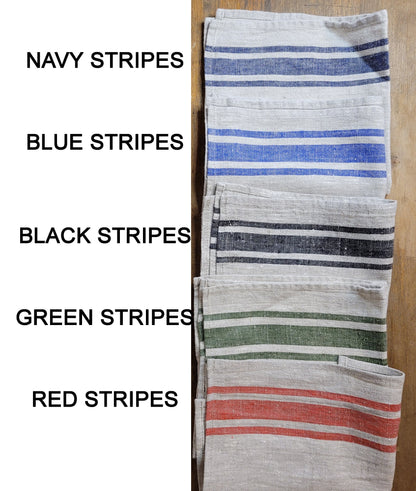 Ticking Valance - Farmhouse Curtain - Village natur
