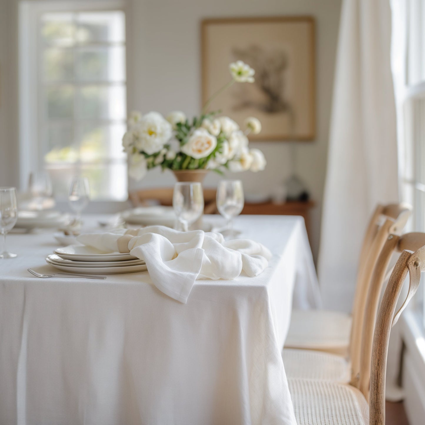 100% Linen tablecloth PREWASHED Plain color Natural French table cloth rustic rectangle square oval black country style flax custom