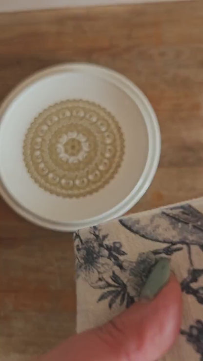 French Tea Towel in linen with toile de jouy print Indigo blue, floral Hand Tea Dish Towel Kitchen Décor Tea Towel